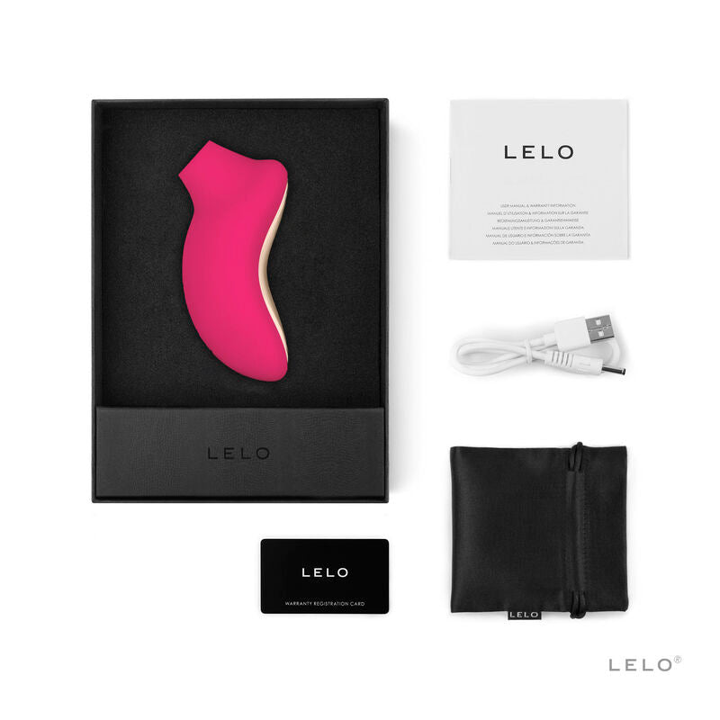 LELO Sona 2 Ciliegia - Massaggiatore ad aria pulsata - nella confezione