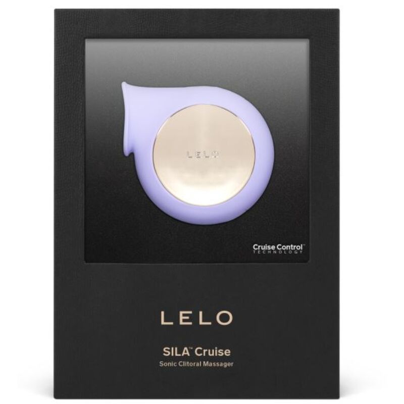 LELO Cruise Sila - Massaggiatore ad aria pulsata, colore lilla - vista laterale