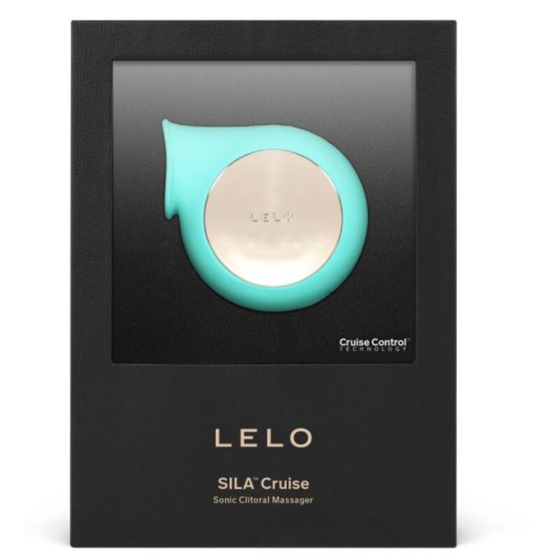 LELO Cruise Sila - Massaggiatore ad aria pulsata, colore acqua - vista laterale