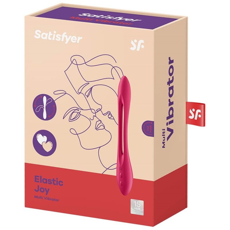 Satisfyer Elastic Joy - Massaggiatore esterno - nella confezione