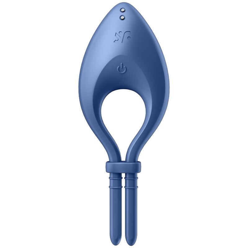 Satisfyer Bullseye Ring - Anello per uomo, colore blu - vista laterale
