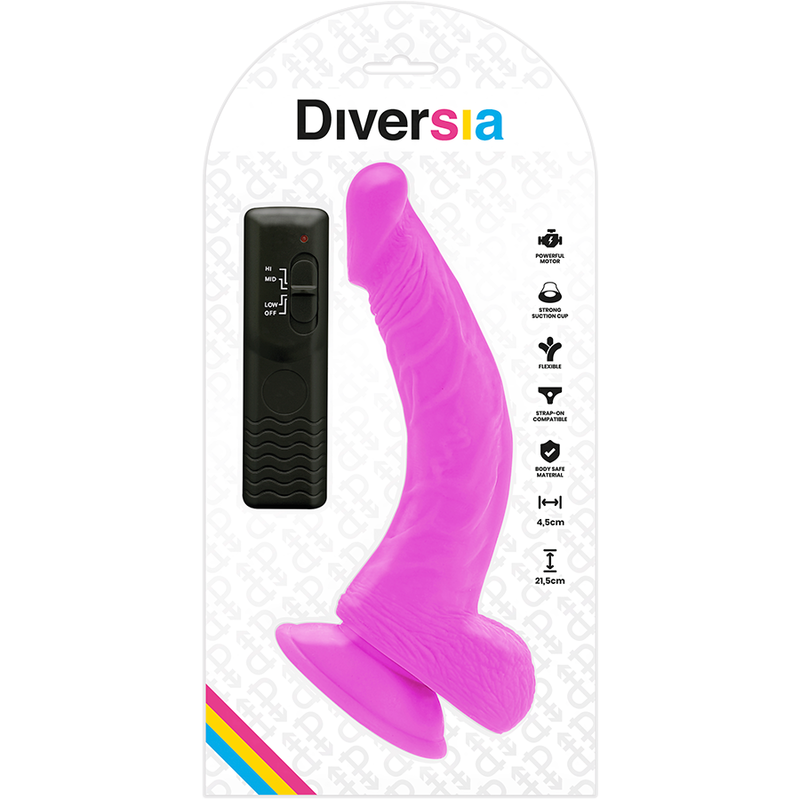 Diversia Flessibile - Accessorio intimo, colore viola 21.5 4.5 - retro