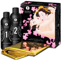 Shunga Gel - Olio da massaggio, kit da 3
