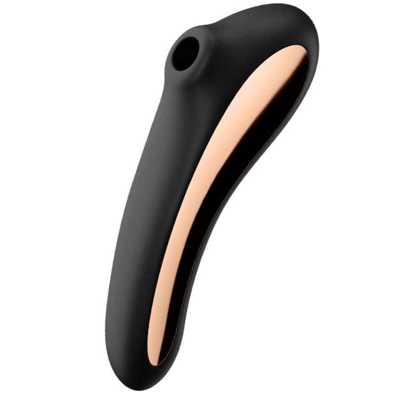 Satisfyer Dual Kiss Air Pulse - Massaggiatore ad aria pulsata, colore nero
