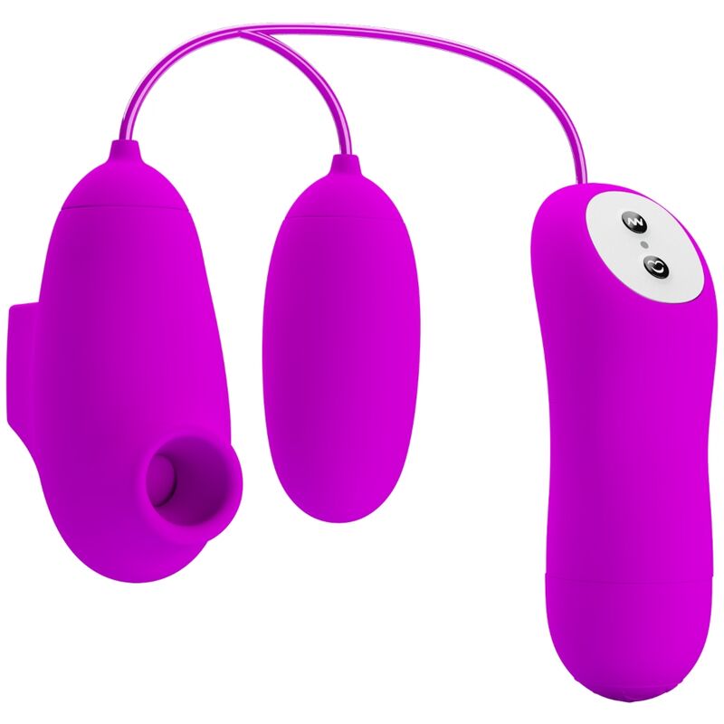 Pretty Love Ventosa - Massaggiatore con telecomando, colore standard