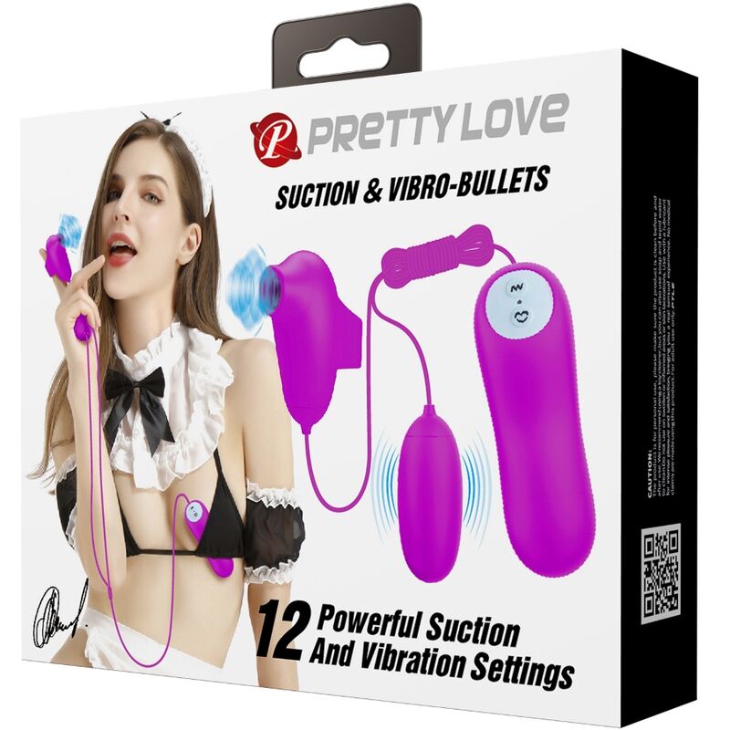 Pretty Love Ventosa - Massaggiatore con telecomando, colore standard - retro