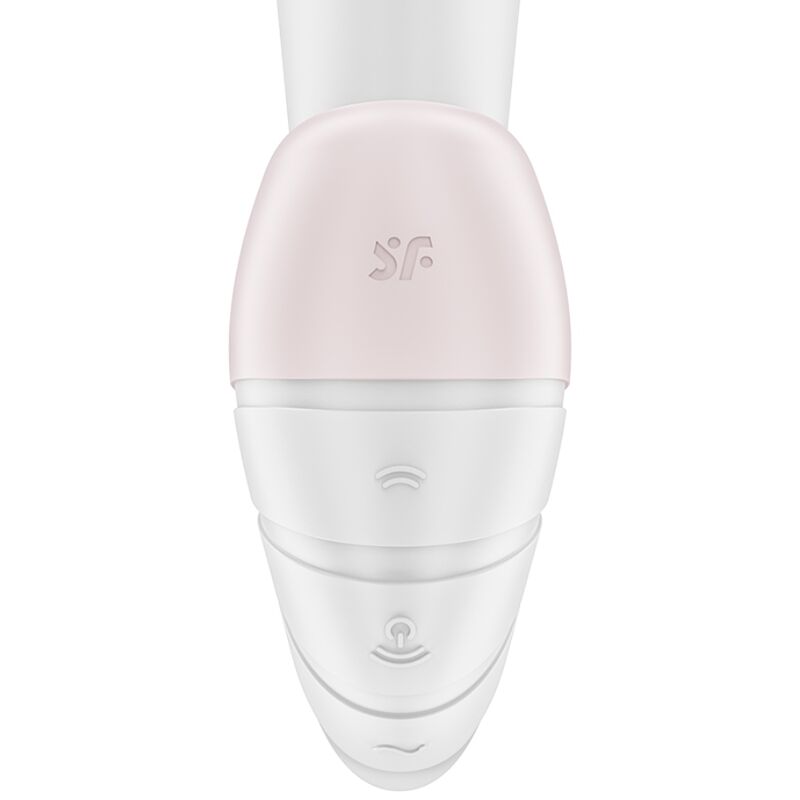 Satisfyer Stimolator - Massaggiatore ad aria pulsata, colore bianco - vista laterale