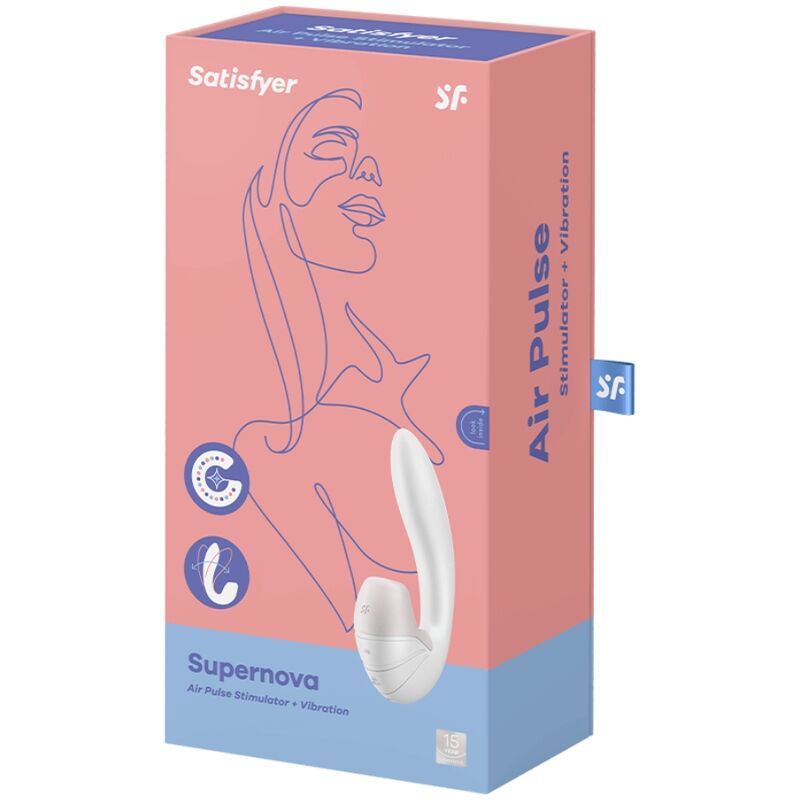 Satisfyer Stimolator - Massaggiatore ad aria pulsata, colore bianco - dettaglio