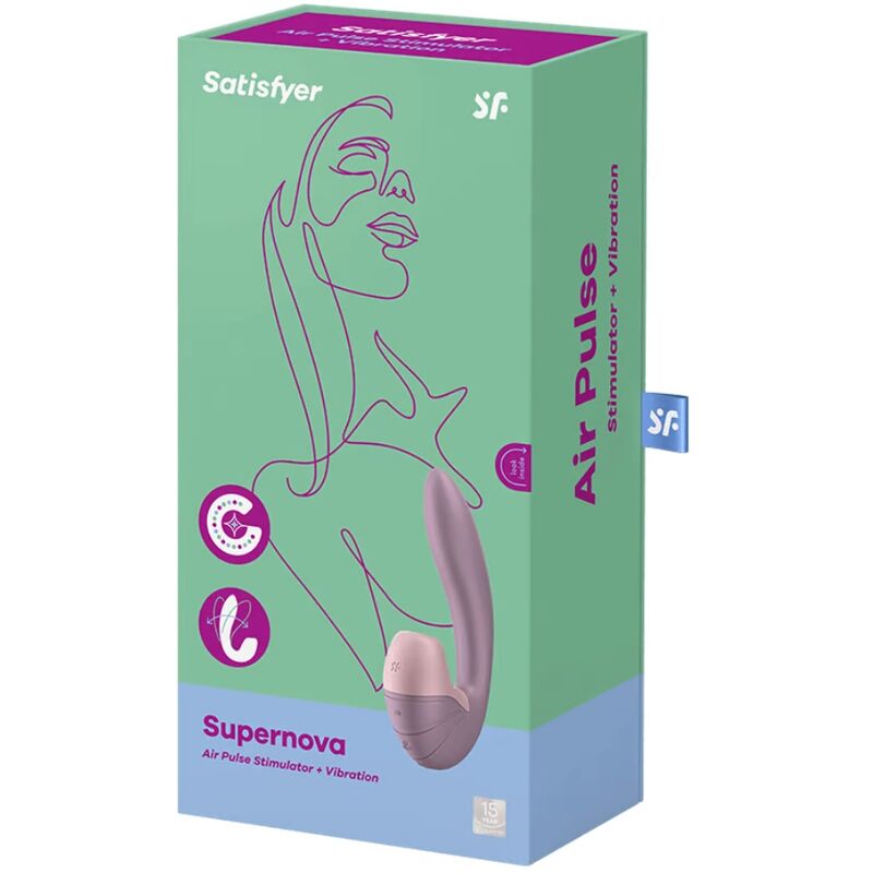 Satisfyer Stimolator - Massaggiatore ad aria pulsata, colore rosa - dettaglio