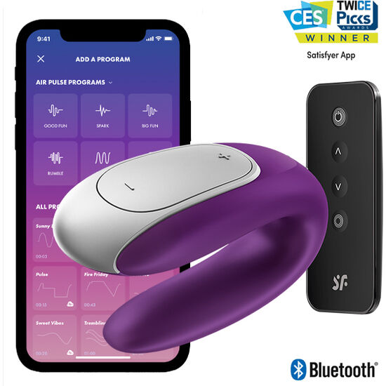 Satisfyer Partner Divertente - Massaggiatore con telecomando