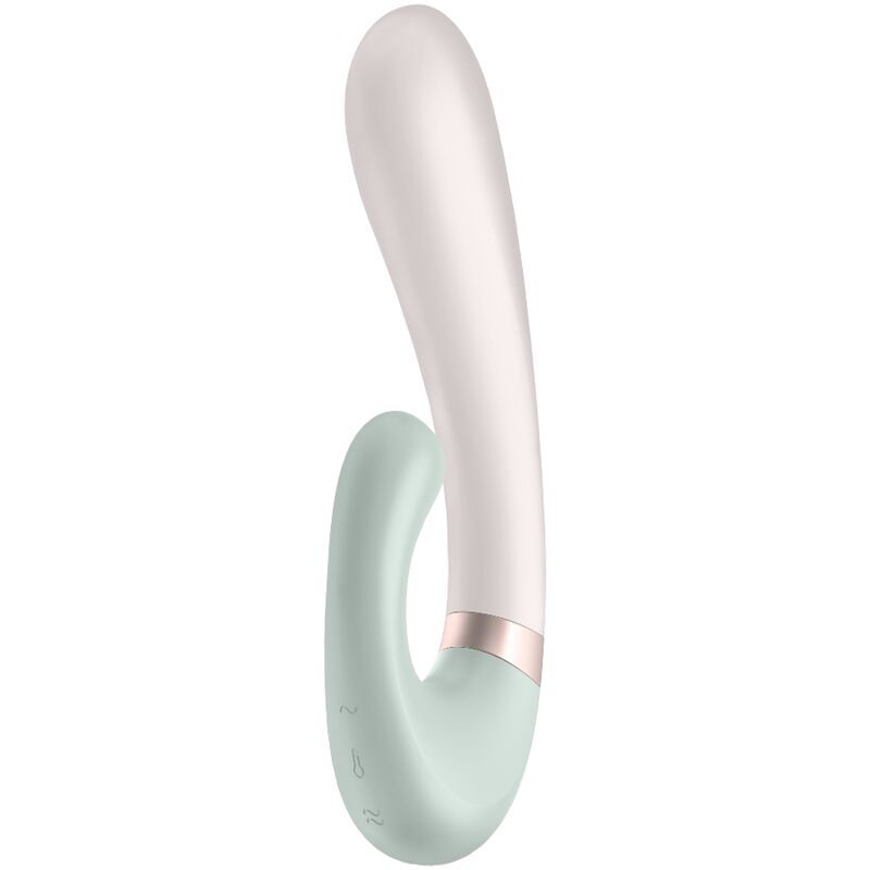 Satisfyer Heat Wave - Massaggiatore con app, colore bianco