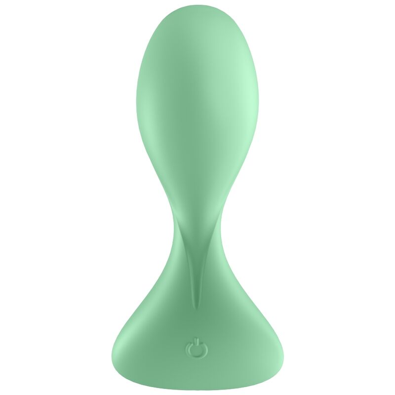 Satisfyer Trendsetter Spina - Massaggiatore con app, colore verde - vista laterale