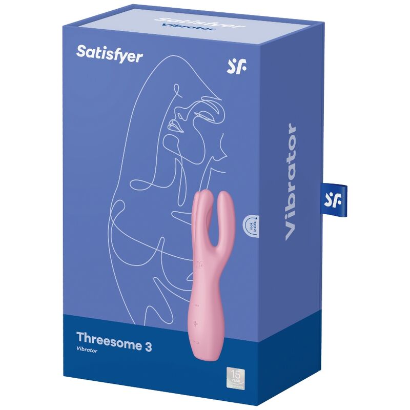 Satisfyer Threesome 3 - Massaggiatore esterno - nella confezione