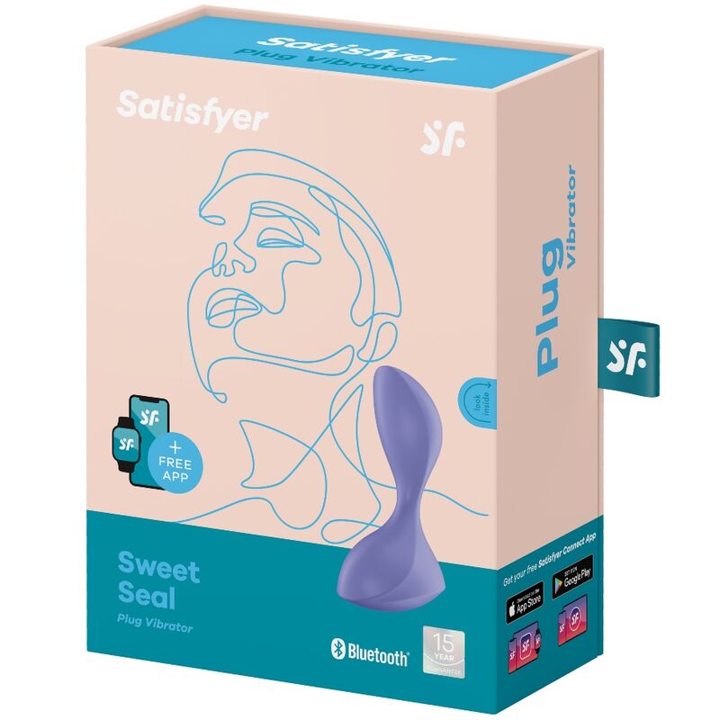Satisfyer Sweet Seal Tappo - Massaggiatore con app - nella confezione