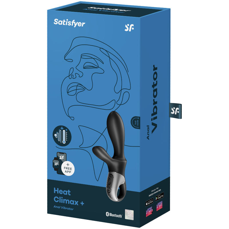 Satisfyer Heat - Massaggiatore con app - nella confezione