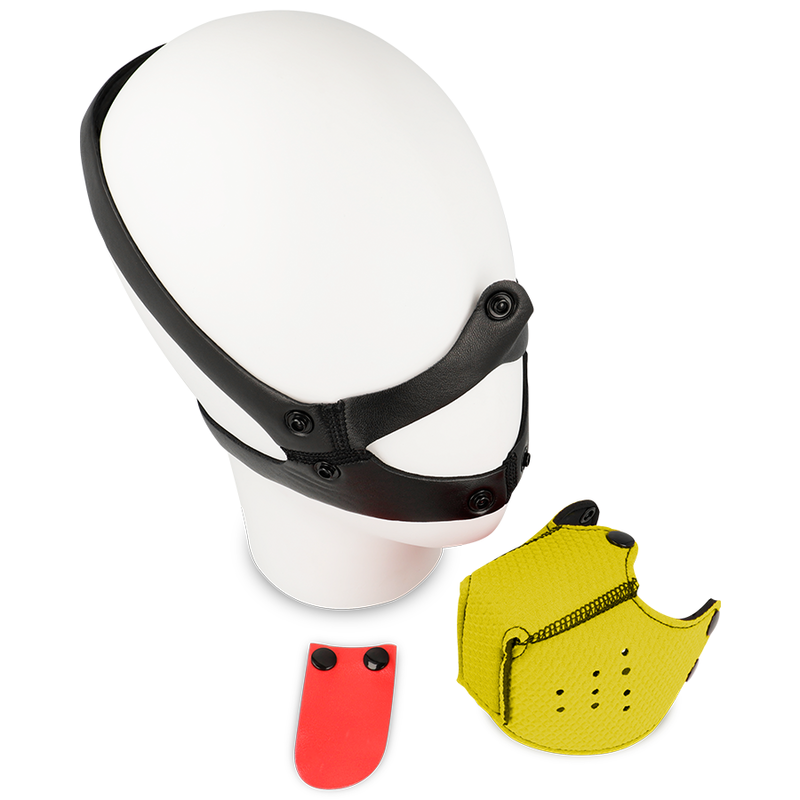 Muso Di Cane Ohmama Fetish Giallo - Accessorio intimo - dettaglio
