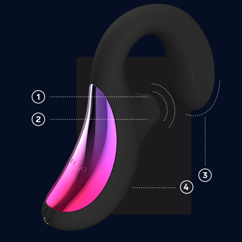 LELO Enigma Cruise - Massaggiatore ad aria pulsata, colore nero - dettaglio