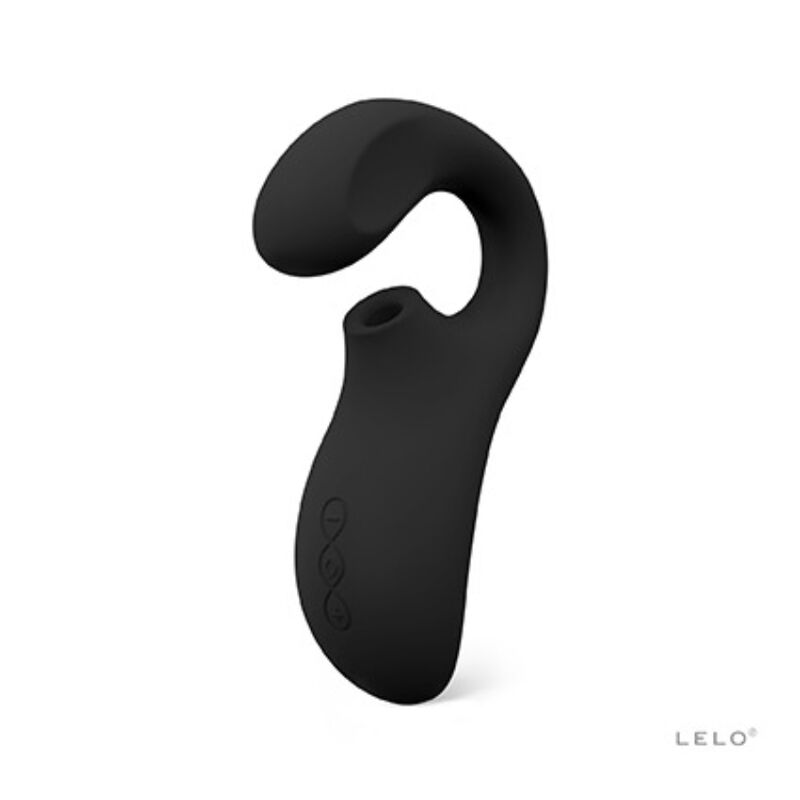 LELO Enigma Cruise - Massaggiatore ad aria pulsata, colore nero - vista laterale