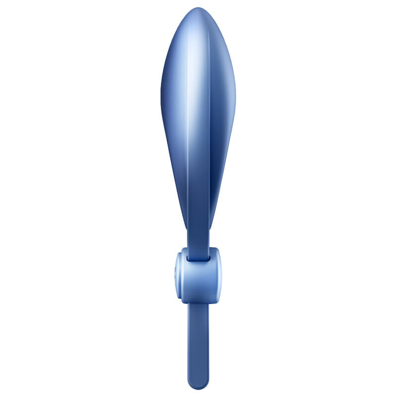Satisfyer Sniper - Anello per uomo, colore blu - vista laterale