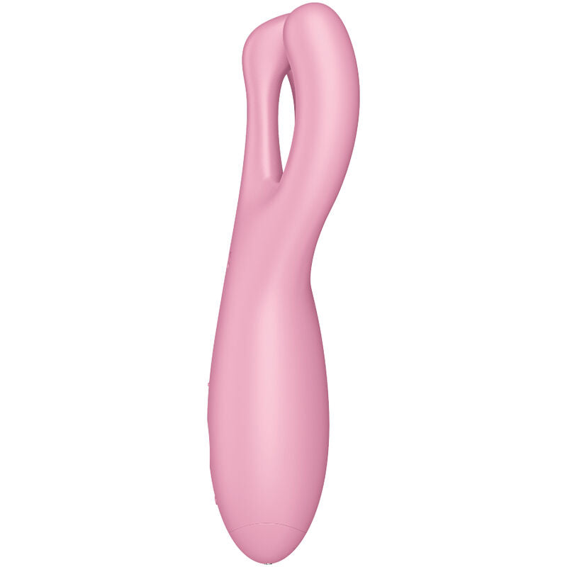 Satisfyer Threesome 4 - Massaggiatore con app, colore rosa - dettaglio