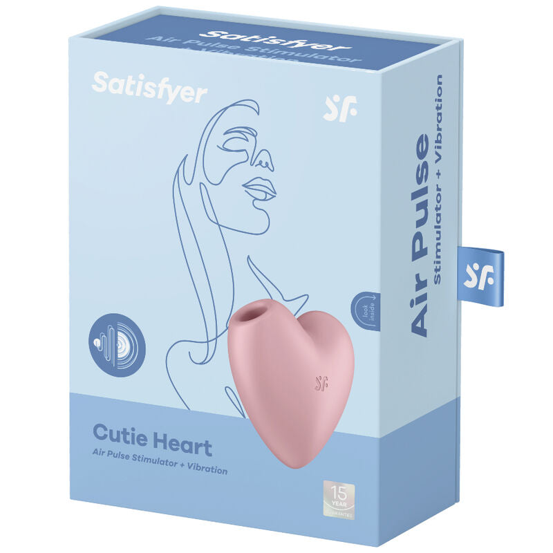 Satisfyer Cutie Heart - Massaggiatore ad aria pulsata - nella confezione