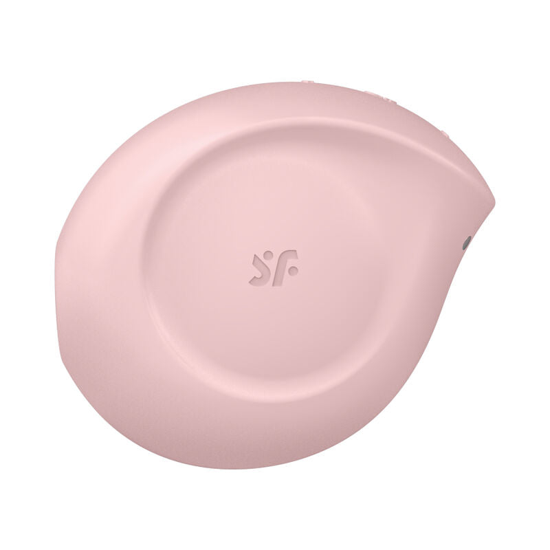 Satisfyer Impulsi D'aria Sugar Rush - Massaggiatore ad aria pulsata, colore rosa - vista laterale