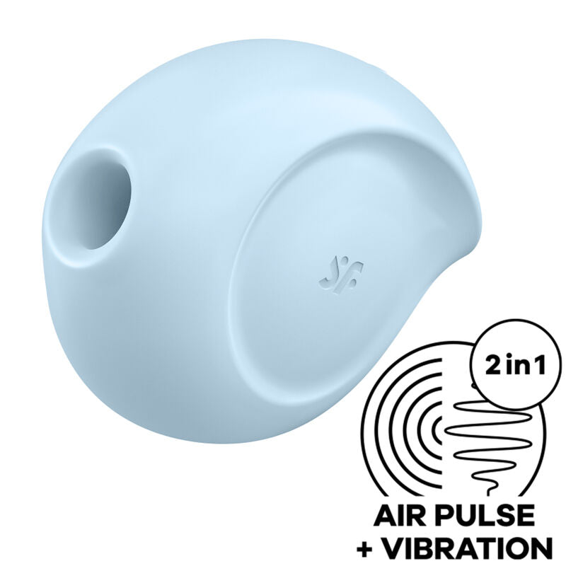 Satisfyer Impulsi D'aria Sugar Rush - Massaggiatore ad aria pulsata, colore blu