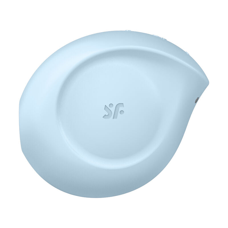 Satisfyer Impulsi D'aria Sugar Rush - Massaggiatore ad aria pulsata, colore blu - vista laterale