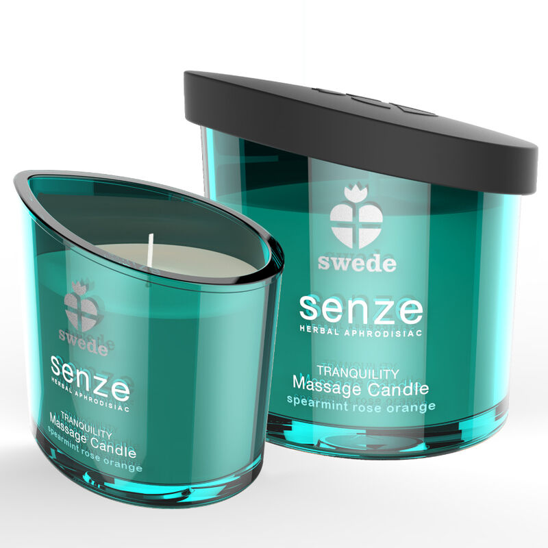 Swede Candela - Olio da massaggio, kit da 3, colore sweede tranquility menta rosa arancia