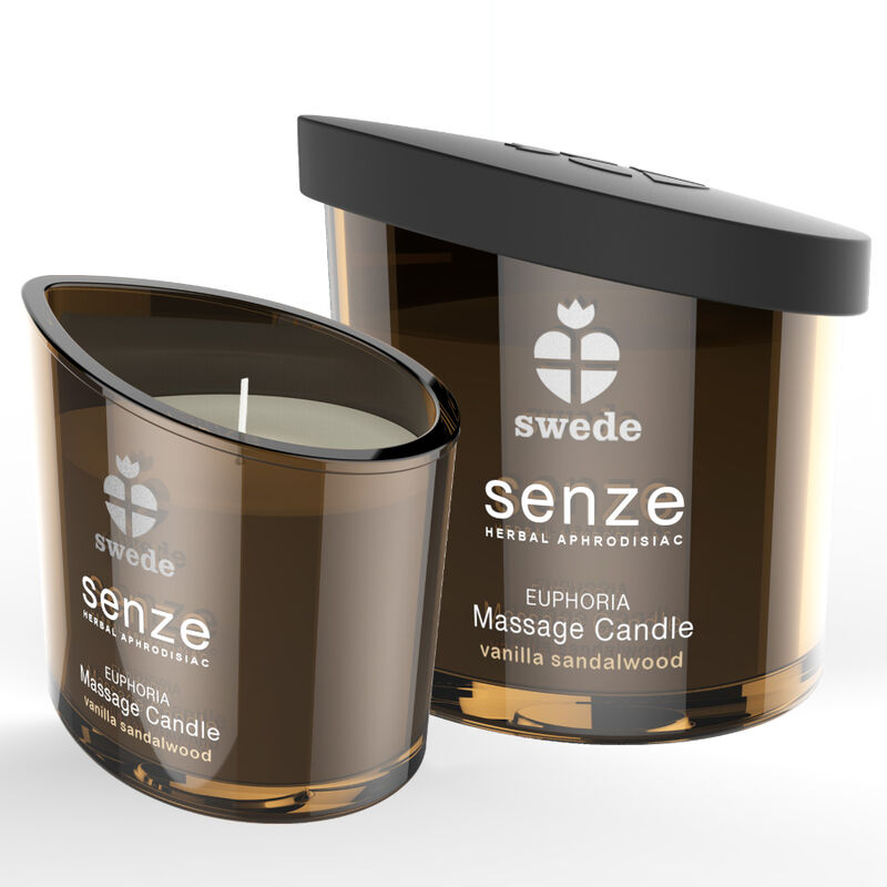 Swede Candela - Olio da massaggio, kit da 3, colore euphoria vaniglia legno sandalo