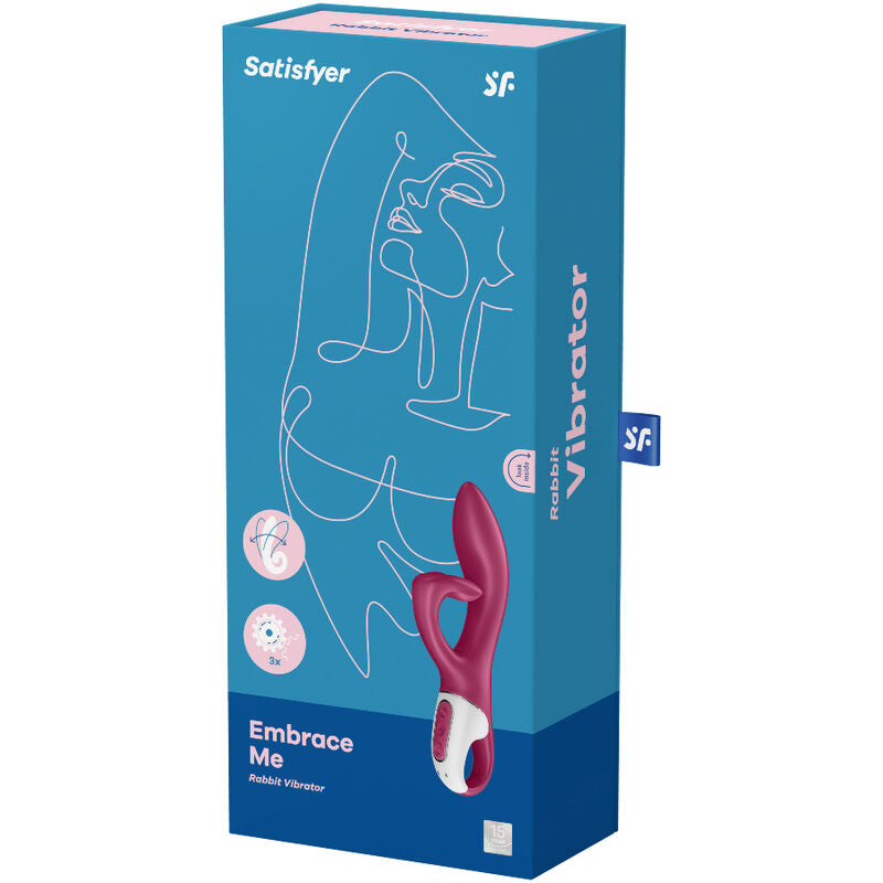 Satisfyer Embrace ME Gspot Berry - Massaggiatore doppio - nella confezione