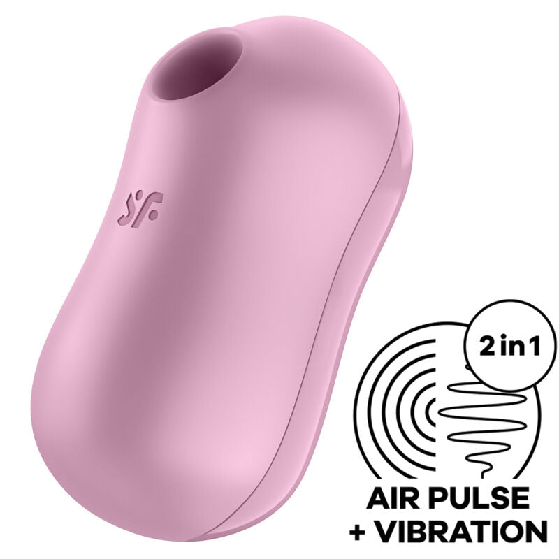 Satisfyer D'aria - Massaggiatore ad aria pulsata, colore lilla