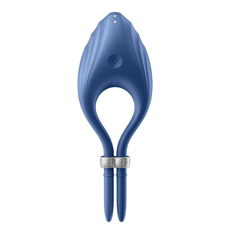 Satisfyer Duelist - Anello per uomo, colore blu - vista laterale