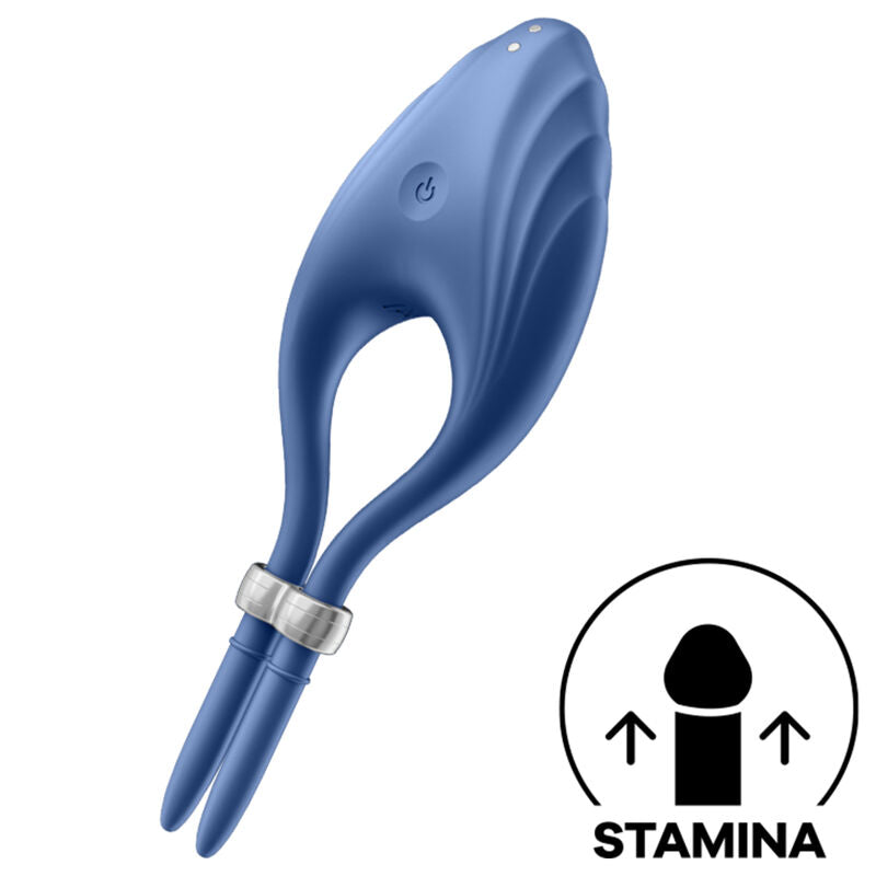 Satisfyer Duelist - Anello per uomo, colore blu