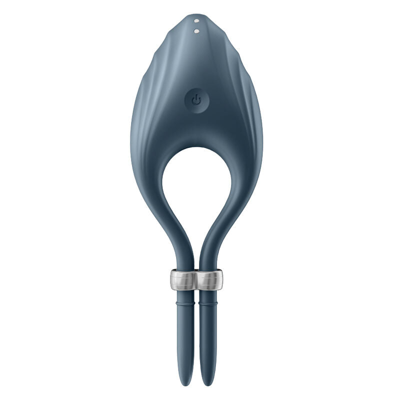 Satisfyer Duelist - Anello per uomo, colore grigio - vista laterale