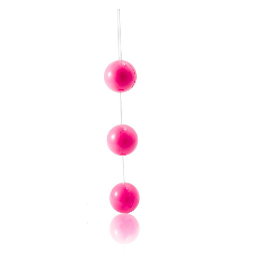 Baile Striscia Sfere - Palline Kegel, colore anal rosa - vista laterale
