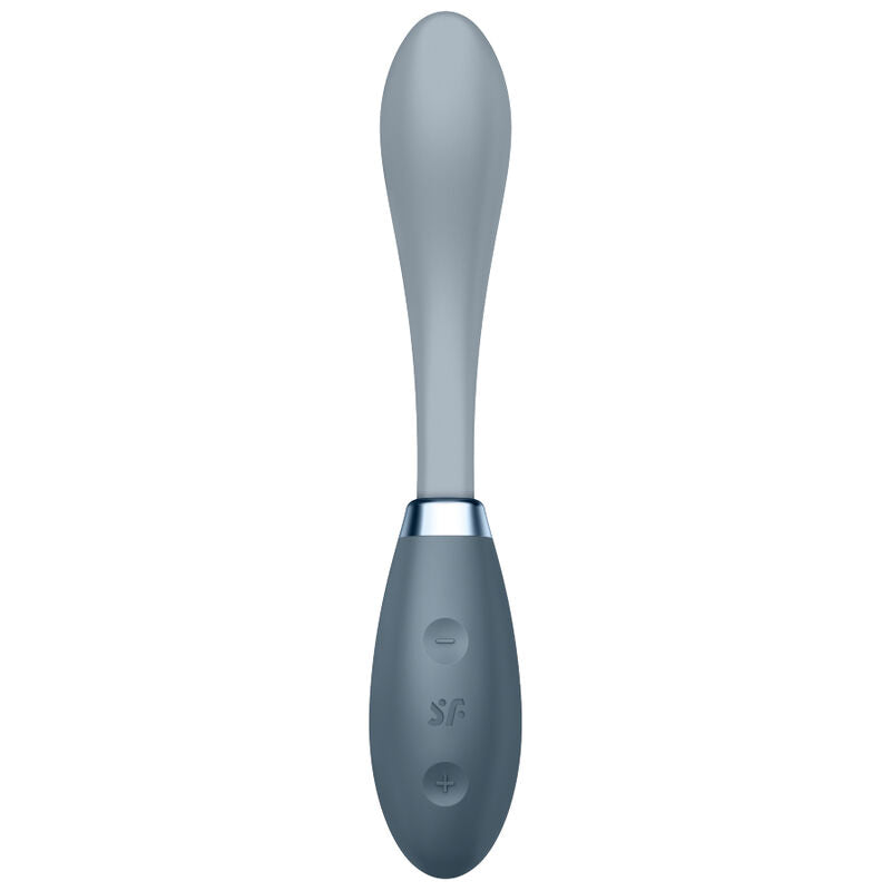 Satisfyer Spot Flex 3 - Accessorio intimo, colore grigio - vista laterale