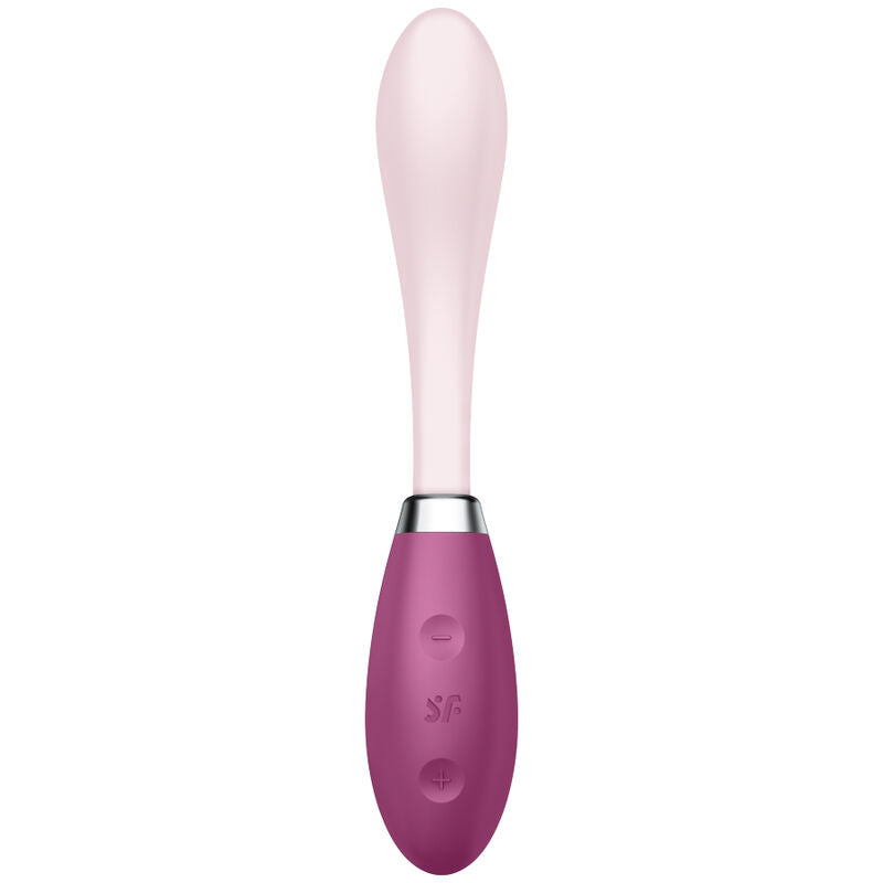 Satisfyer Spot Flex 3 - Accessorio intimo, colore rosso - vista laterale