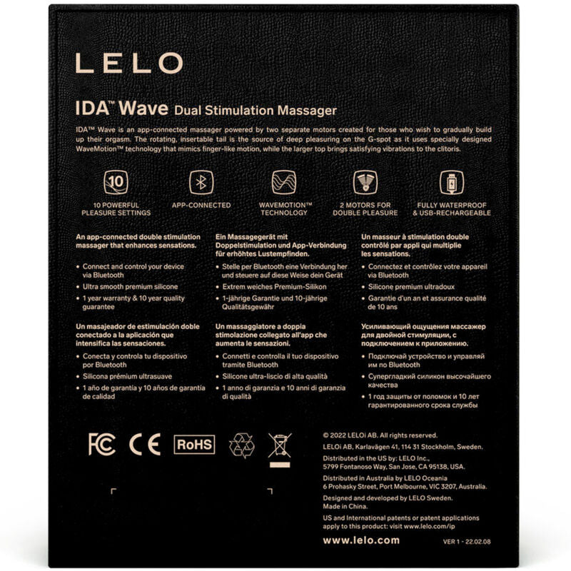 LELO Ida Wave - Massaggiatore - in mano per le dimensioni