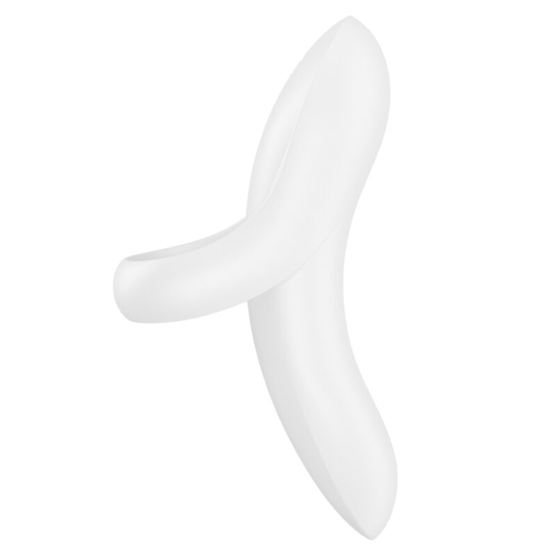 Satisfyer Dito Bold Lover - Accessorio intimo, colore bianco - vista laterale