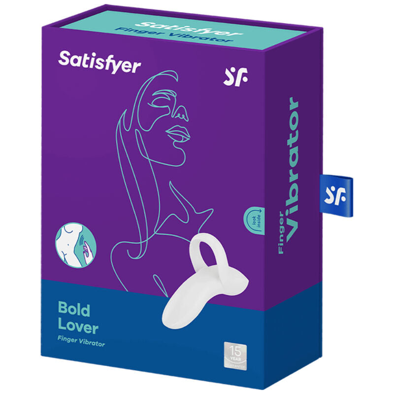 Satisfyer Dito Bold Lover - Accessorio intimo, colore bianco - nella confezione