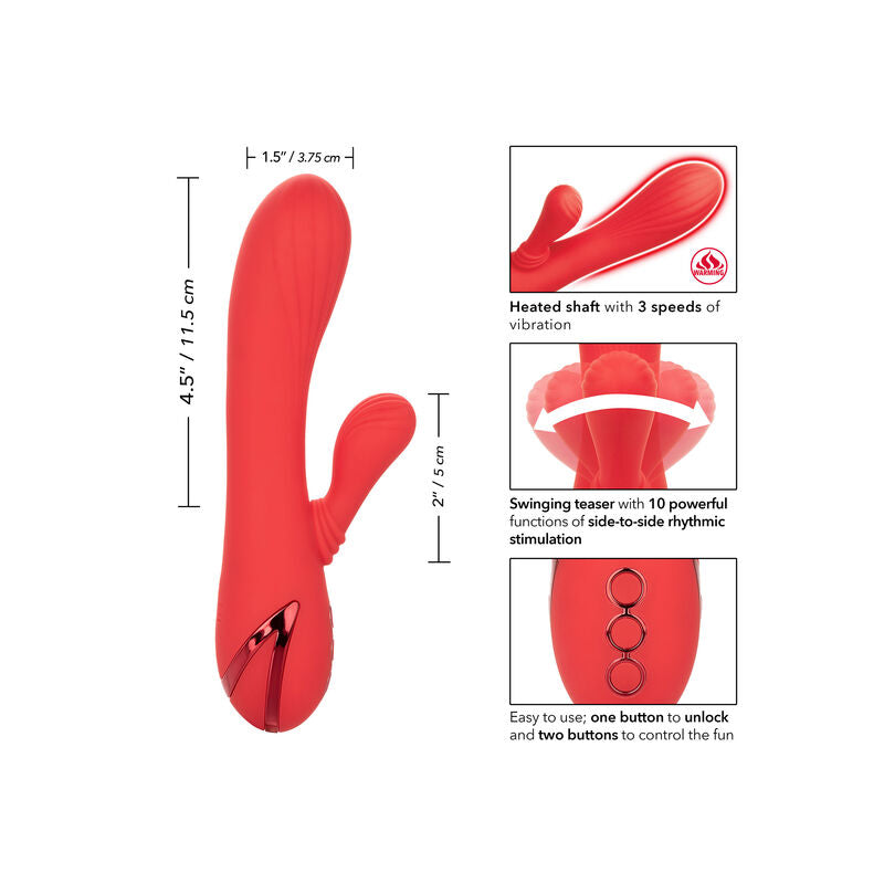 Calexotics Palisades - Massaggiatore doppio - in mano per le dimensioni