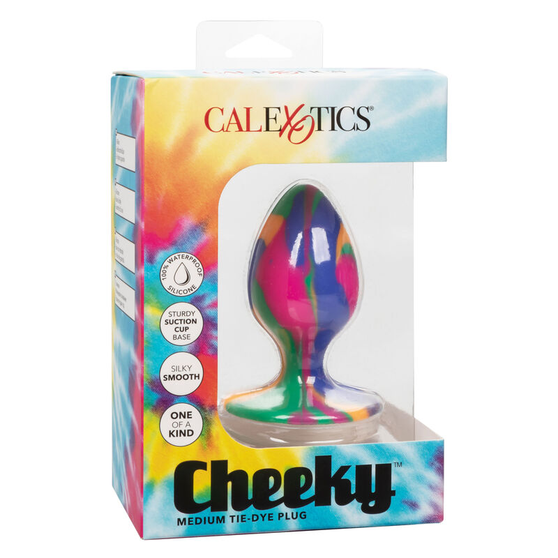 Calexotics Cheeky Medio Tie Dye Plug - Accessorio intimo - vista laterale