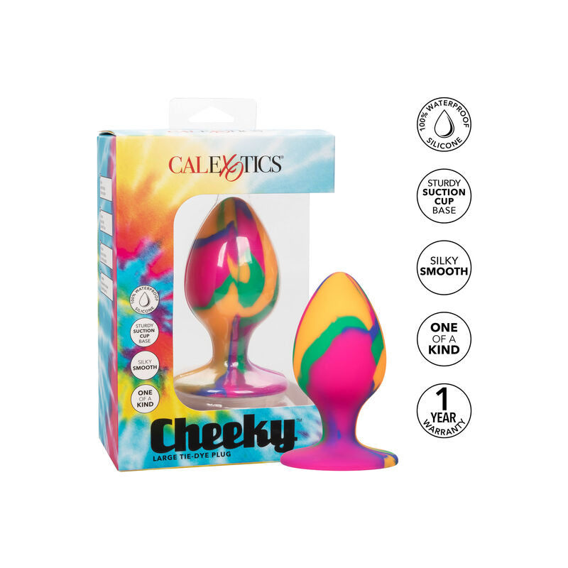 Calexotics Cheeky Grande Spina Tie Dye - Accessorio intimo - in mano per le dimensioni
