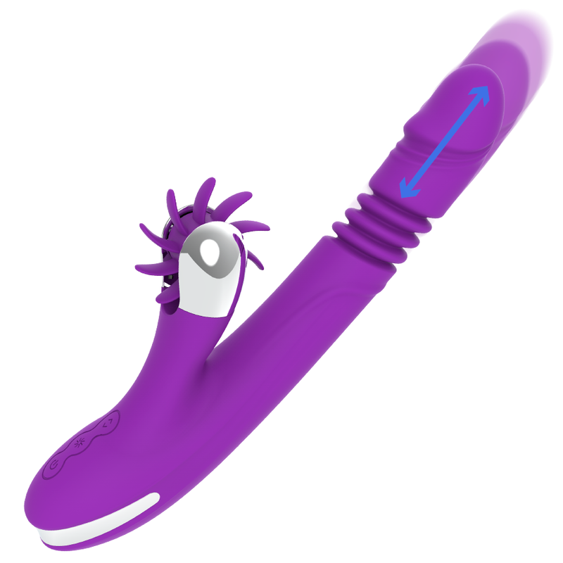 Fun Function Coniglietto Divertente SU - Massaggiatore rotante - vista laterale