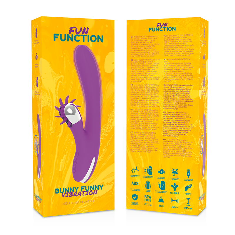 Fun Function Bunny Funny Vibration 2.0 - Massaggiatore - vista laterale