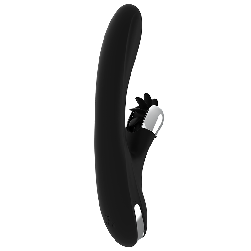 Black&Silver Funzione Onda Bunny Grimm - Massaggiatore rotante - in mano per le dimensioni