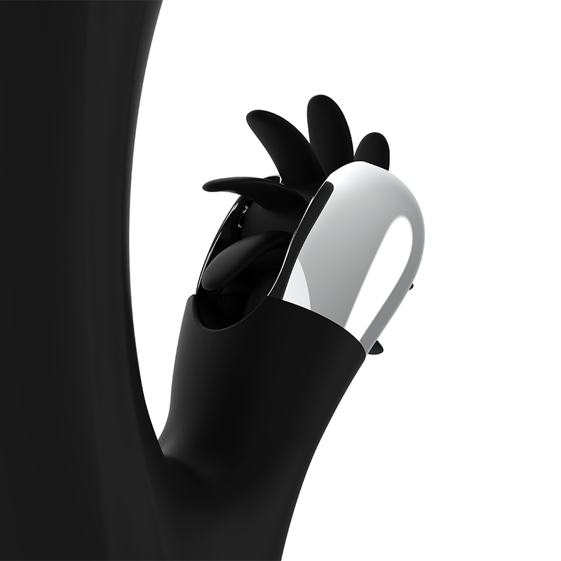 Black&Silver Funzione Onda Bunny Grimm - Massaggiatore rotante - vista frontale