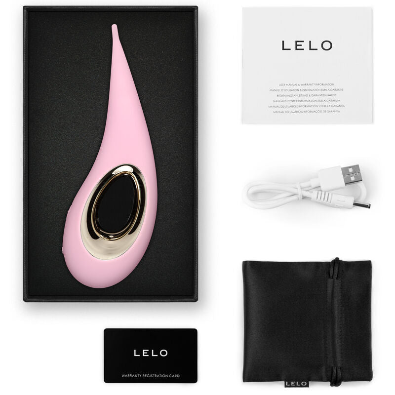 LELO Dot - Massaggiatore, colore rosa - vista laterale
