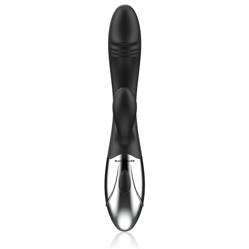 Black&Silver Vibra Stimolante Kaleb - Massaggiatore rotante - in mano per le dimensioni